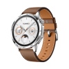 Huawei Watch GT 4/46mm/Silver/Elegant Band/Brown