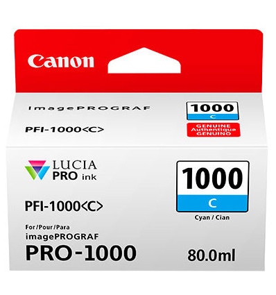 Canon PFI-1000 C, azurový