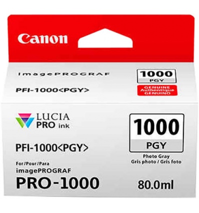 Canon PFI-1000 PGY, photo šedý