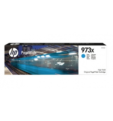 HP 973X azurová inkoustová kazeta, F6T81AE