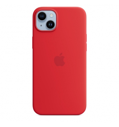 iPhone 14+ Silicone Case with MS - (PRODUCT)RED