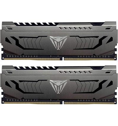 Patriot Viper Steel/DDR4/32GB/3200MHz/CL16/2x16GB/Grey