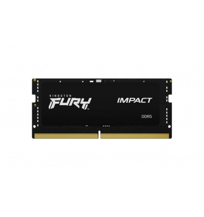 Kingston FURY Impact/SO-DIMM DDR5/8GB/4800MHz/CL38/1x8GB/Black