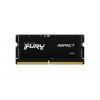 Kingston FURY Impact/SO-DIMM DDR5/8GB/4800MHz/CL38/1x8GB/Black