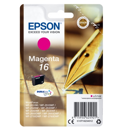 Epson Singlepack Magenta 16 DURABrite Ultra Ink