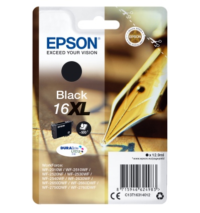 Epson Singlepack Black 16XL DURABrite Ultra Ink