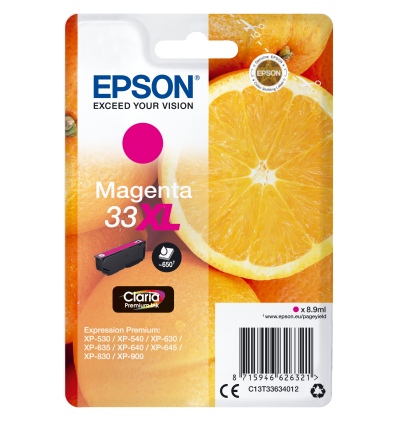 Epson Singlepack Magenta 33XL Claria Premium Ink