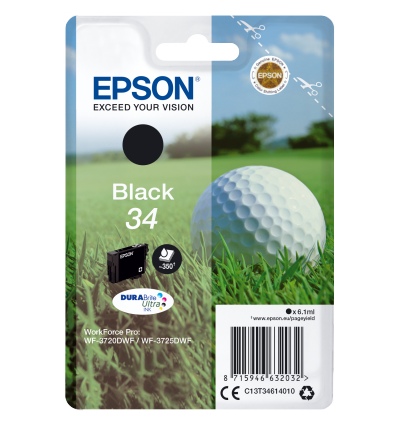 Epson Singlepack Black 34 DURABrite Ultra Ink