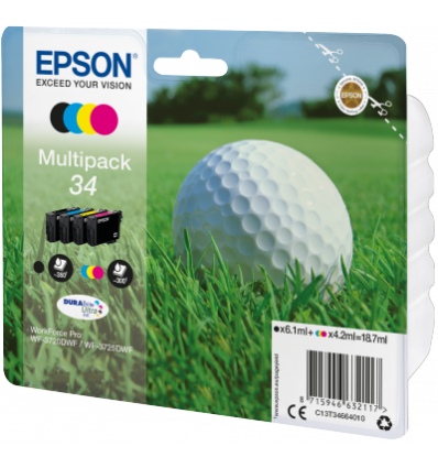 Epson Multipack 4-colours 34 DURABrite Ultra Ink