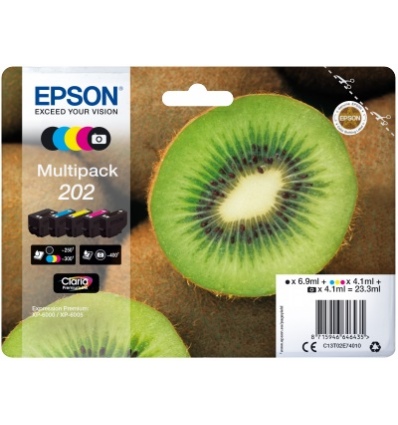 EPSON multipack 5 barev,202 Premium Ink,standard