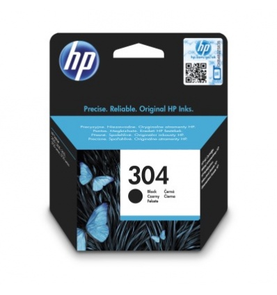 HP 304 Black Original Ink Cartridge, N9K06AE