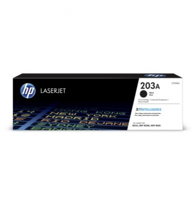 HP 203A Black Original LJ Toner Cartridge, CF540A