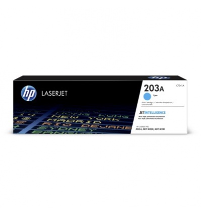 HP 203A Cyan Original LJ Toner Cartridge, CF541A