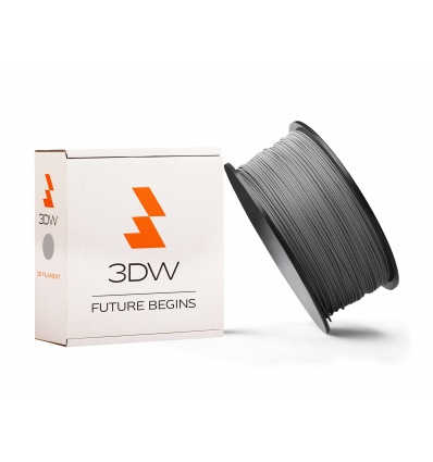 3DW - PLA filament 1,75mm šedá, 0,5 kg,tisk190-210°C