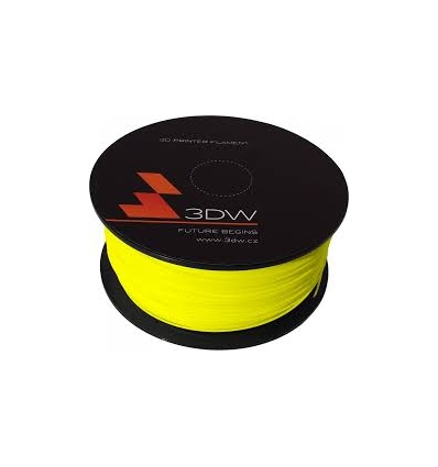 3DW - PLA filament 2,9mm žlutá, 1kg, tisk 195-225°C