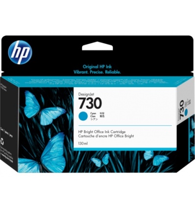 HP 730 130-ml Cyan Ink Cartridge  