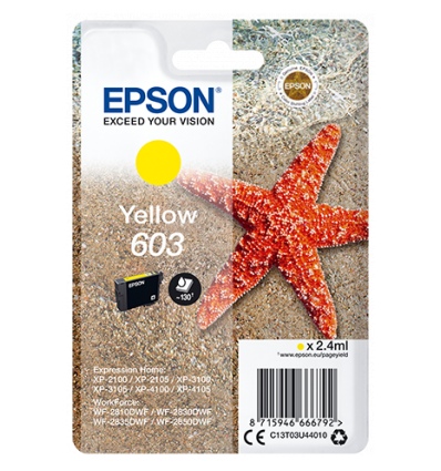 Epson singlepack, Yellow 603