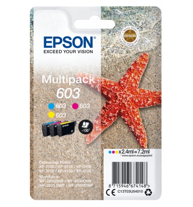 Epson multipack 3-colours 603, Cyan, Magenta, Yellow