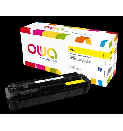 OWA Armor toner kompatibilní s Canon CRG-054 Y, 1200st, žlutá/yellow