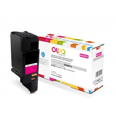 OWA Armor toner kompatibilní s Epson C13S050612, 1400st, červená/magenta