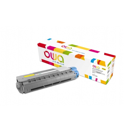 OWA Armor toner kompatibilní s OKI 44315305, 6000st, žlutá/yellow