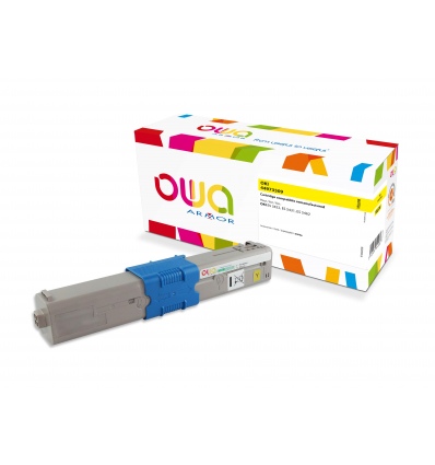 OWA Armor toner kompatibilní s OKI 44973509, 6000st, žlutá/yellow