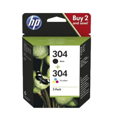 HP 304 černá+3 barevná, 3JB05AE