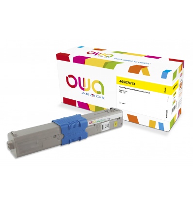 OWA Armor toner kompatibilní s OKI 46507613, 11500st, žlutá/yellow