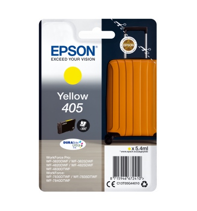 Epson Singlepack Yellow 405 DURABrite Ultra Ink