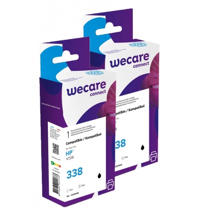 WECARE ARMOR sada ink kompatibilní s HP C8765EE, 2x20ml, černá/black