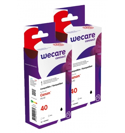 WECARE ARMOR sada ink pro CANON PG40 2x22ml,černá,PG40