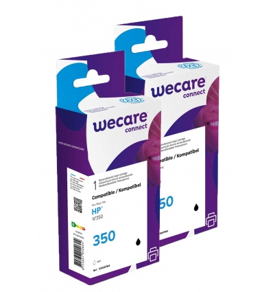 WECARE ARMOR sada ink pro HP CB335E 2x14ml,černá,CB335E