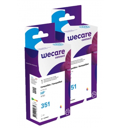 WECARE ARMOR sada ink kompatibilní s HP CB337E, 2x14ml, 3 barvy