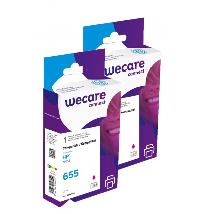 WECARE ARMOR sada ink kompatibilní s HP CZ111AE, 2x12ml, červená/magenta