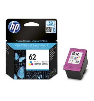 HP 62 tříbarevná inkoustová náplň (C2P06AE)