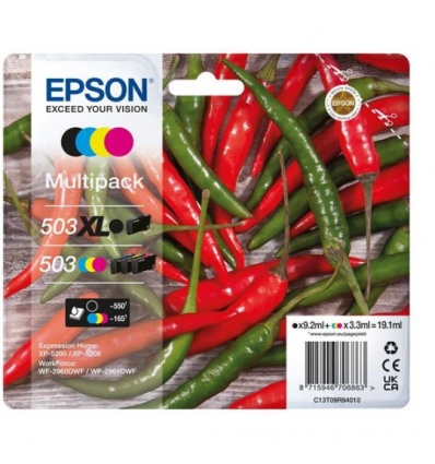 EPSON Multipack 4-colours 503XL Black/Standard CMY