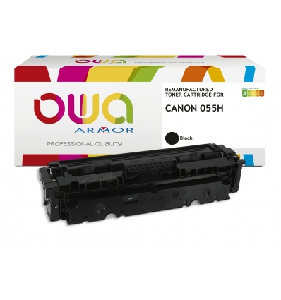 OWA Armor toner kompatibilní s Canon CRG-055H BK, 7600st, černá/black