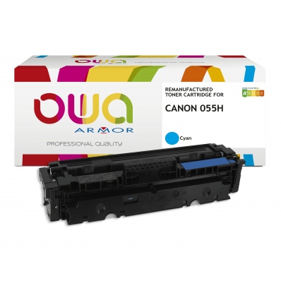 OWA Armor toner kompatibilní s Canon CRG-055H C, 5900st, modrá/cyan