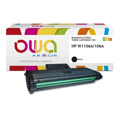 OWA Armor toner kompatibilní s HP W1106A (106A) 1000str, černá/black