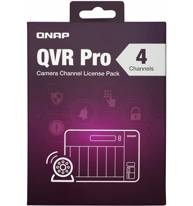 QNAP LIC-SW-QVRPRO-4CH-EI - QVR Pro licence pro 4 další kamery