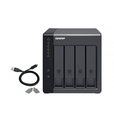 QNAP TR-004 rozšiřovací jednotka pro PC či QNAP NAS (4x SATA / 1 x USB 3.0 typu C)