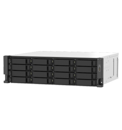 QNAP TS-1673AU-RP-16G (Ryzen V1500B 2,2GHz / 16GB RAM / 16x SATA / 2x 2,5GbE / 2x PCIe / 2x zdroj)