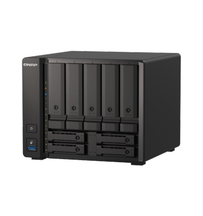 QNAP TS-h973AX-32G (Ryzen 2,2GHz, ZFS, 32GB RAM, 5x 3,5" + 4x 2,5" SATA/2x U.2, 2x 2,5GbE, 1x 10GbE)