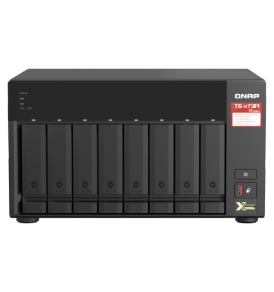 QNAP TS-873A-8G (Ryzen 2,2GHz / 8GB RAM / 8x SATA / 2x M.2 NVMe slot / 2x 2,5GbE / 2x PCIe / 4x USB)