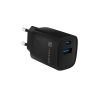 Univerzální USB nabíječka Natec RIBERA GaN 30 W, 1X USB-A, 1X USB-C, černá