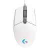 Logitech G203 Gen2/Herní/Optická/Pro praváky/8 000 DPI/Drátová USB/Bílá