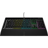 CORSAIR K55 RGB PRO/Drátová USB/US layout/Černá