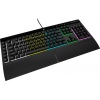 CORSAIR K55 RGB PRO/Drátová USB/US layout/Černá