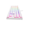 Genesis tichá herní klávesnice THOR 303/TKL/RGB/Outemu Peach Silent/Drátová USB/US layout/Bílá