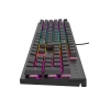 Genesis tichá herní klávesnice THOR 303/RGB/Outemu Peach Silent/Drátová USB/CZ-SK layout/Černá